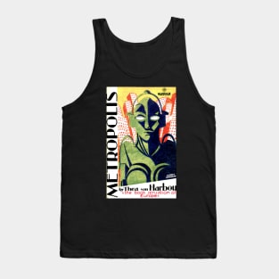 Metropolis Novel with Robot Tank Top